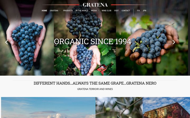 Screenshot of gratena.com