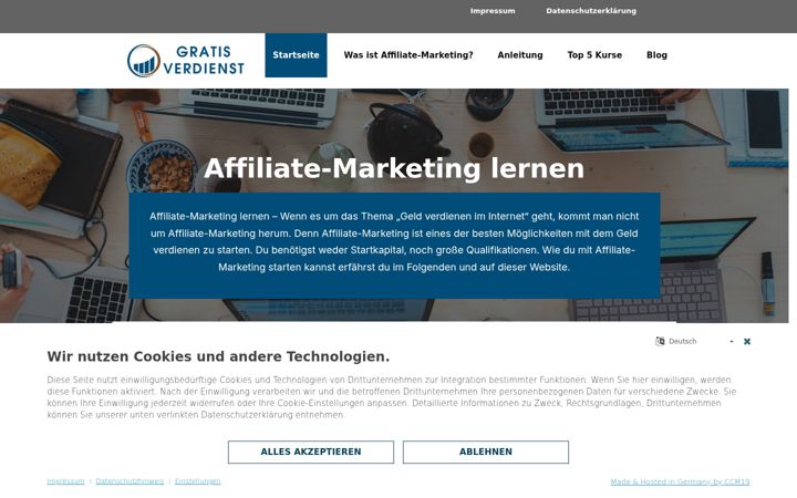 Screenshot of gratis-verdienst.de