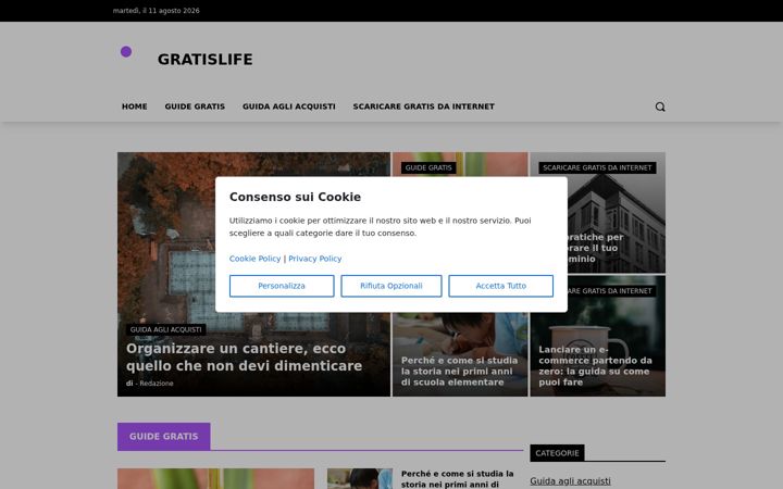Screenshot of gratislife.it