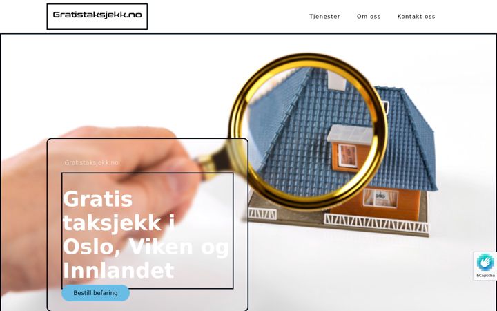 Screenshot of gratistaksjekk.no