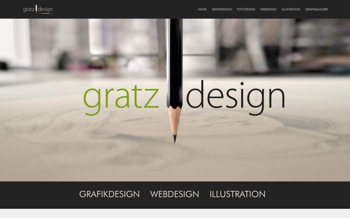 Screenshot of gratz-design.de