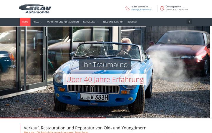 Screenshot of grau-automobile.de