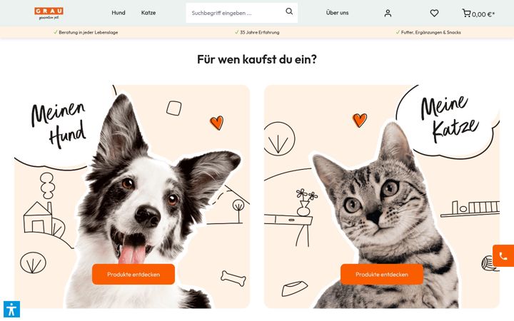 Screenshot of grau-generationpet.de