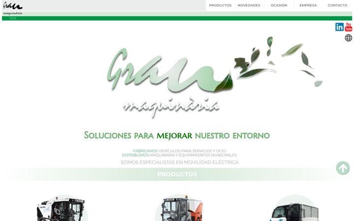 Screenshot of grau-maquinaria.com
