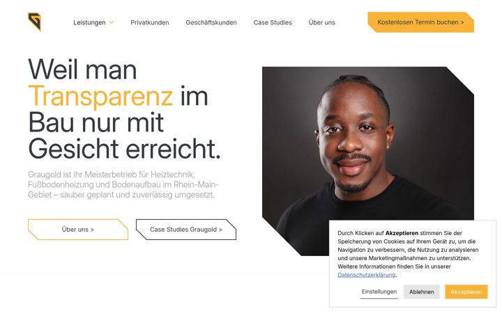 Screenshot of graugold.net