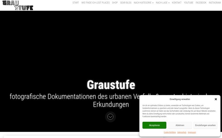 Screenshot of graustufe.at