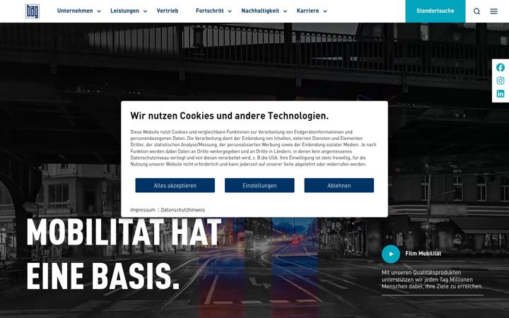 Screenshot of grauwacke-union.de