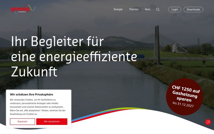 Screenshot of gravag.ch