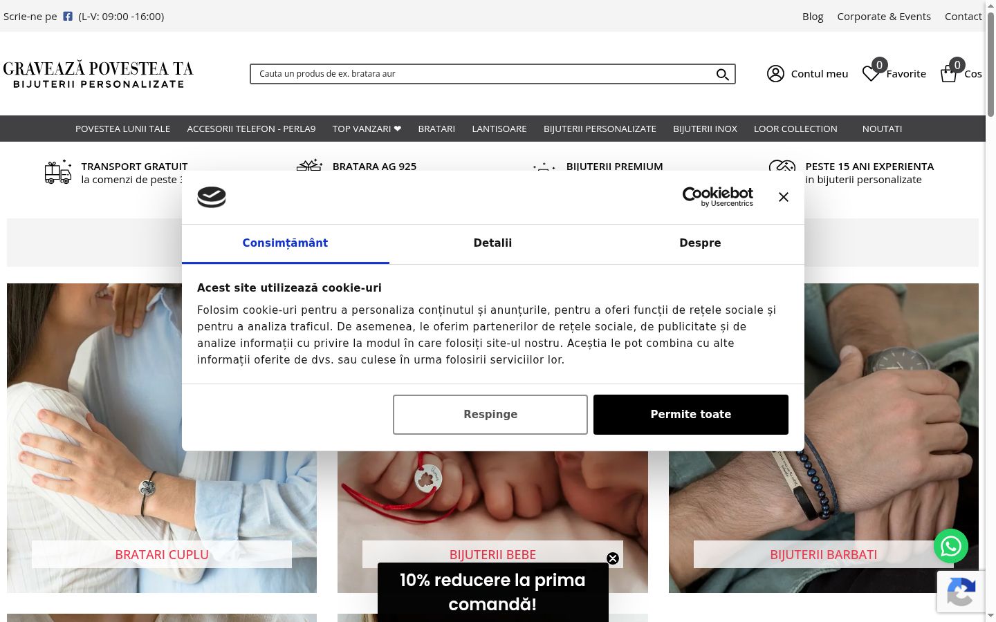 Ekraanipilt nõusolekubännerist, mida näidati enne mis tahes suhtlust