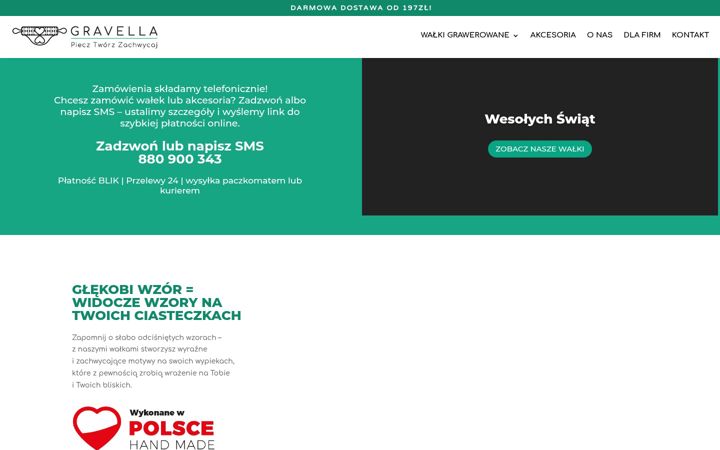 Screenshot of gravella.pl