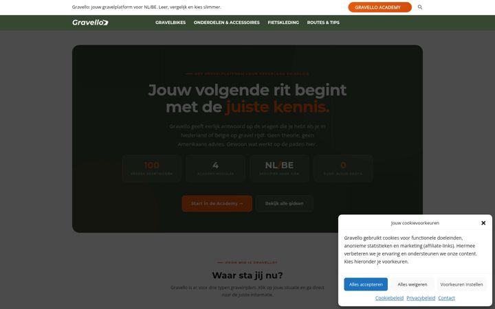Screenshot of gravello.nl
