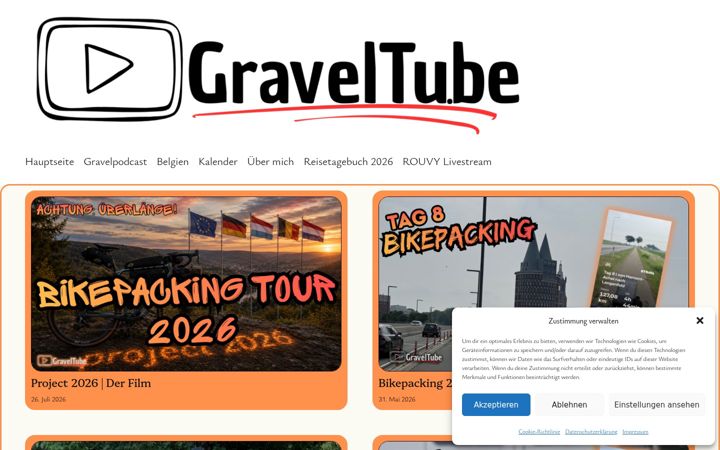 Screenshot of gravelnews.de
