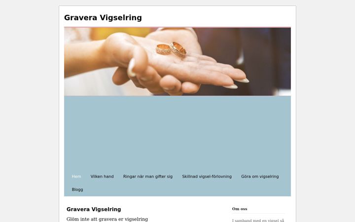 Screenshot of graveravigselring.se