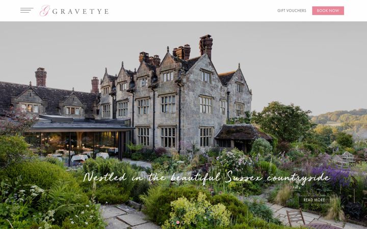 Screenshot of gravetyemanor.co.uk