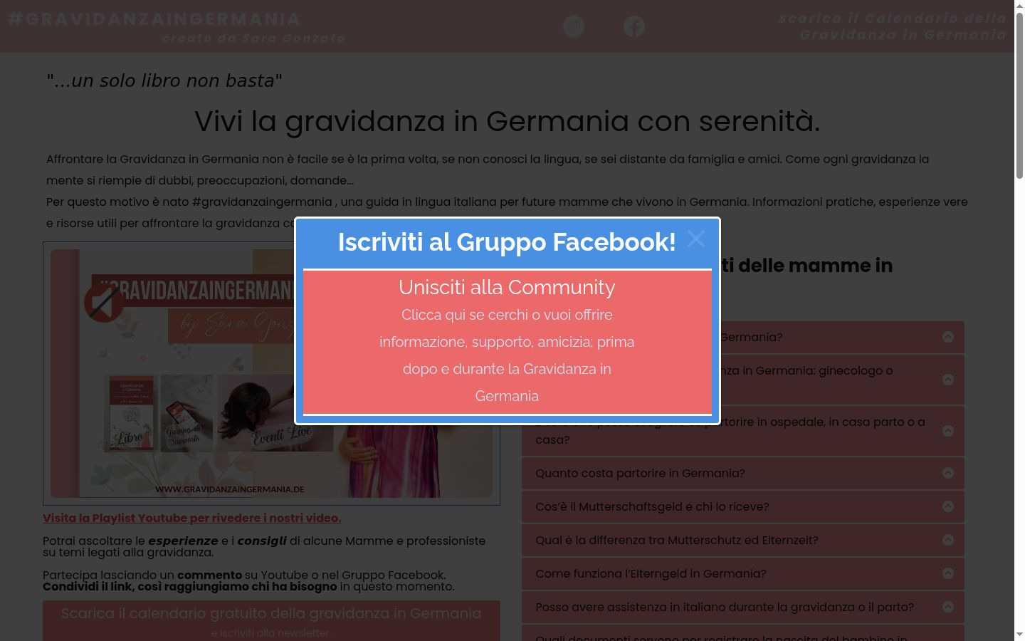 Screenshot tal-banner tal-kunsens muri qabel kwalunkwe interazzjoni