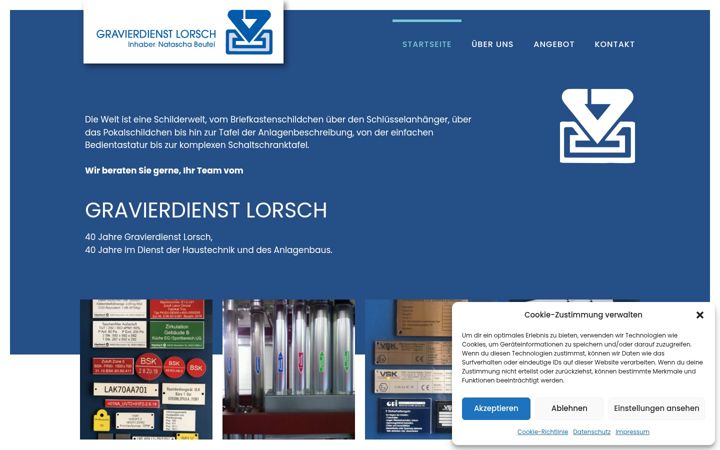 Screenshot of gravierdienst-lorsch.de