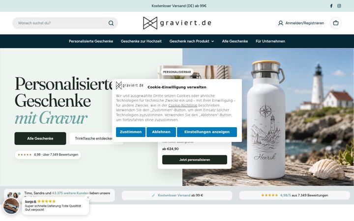 Screenshot of graviert.de