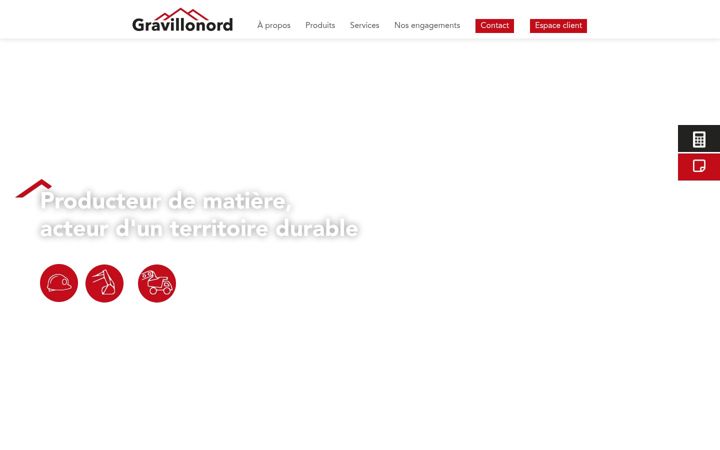 Screenshot of gravillonord.fr