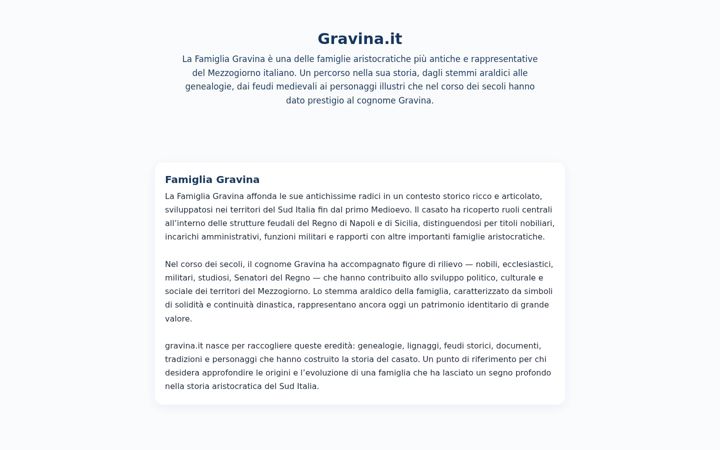 Screenshot of gravina.it