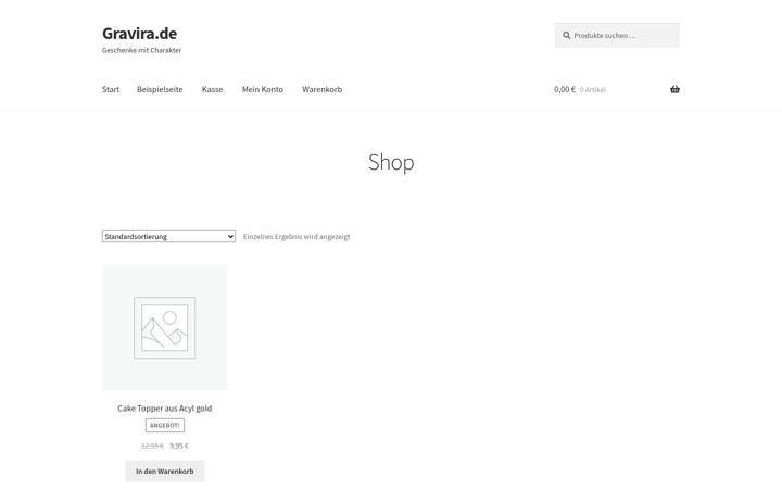 Screenshot of gravira.de
