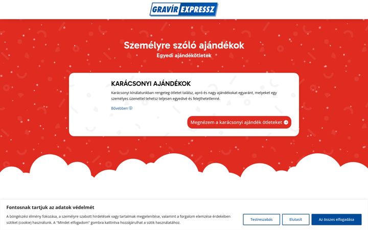 Screenshot of gravirajandekotlet.hu