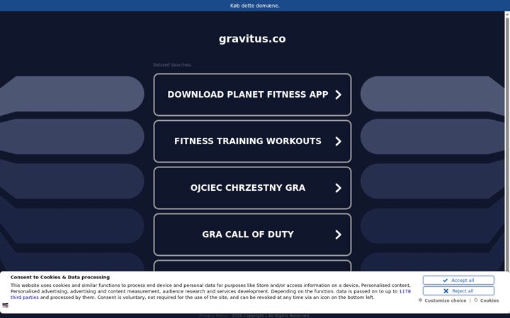 Screenshot of gravitus.co