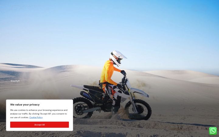 Screenshot of gravityxpeditions.com
