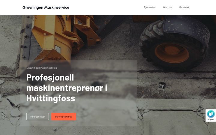Screenshot of gravningenmaskinservice.no