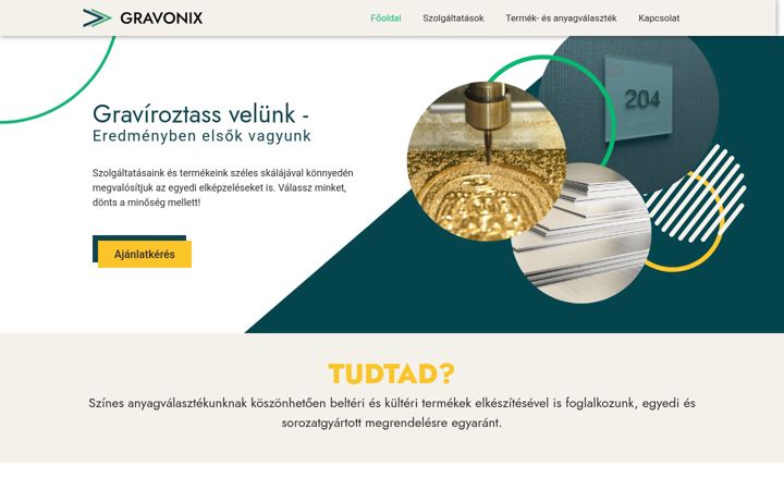 Posnetek zaslona gravonix.hu