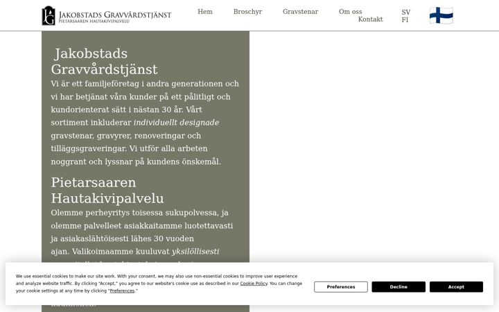 Screenshot of gravstenar.fi