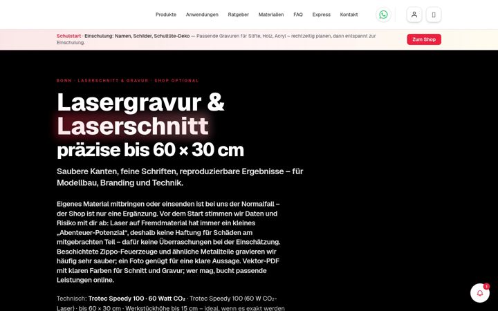 Screenshot of gravur-bonn.de