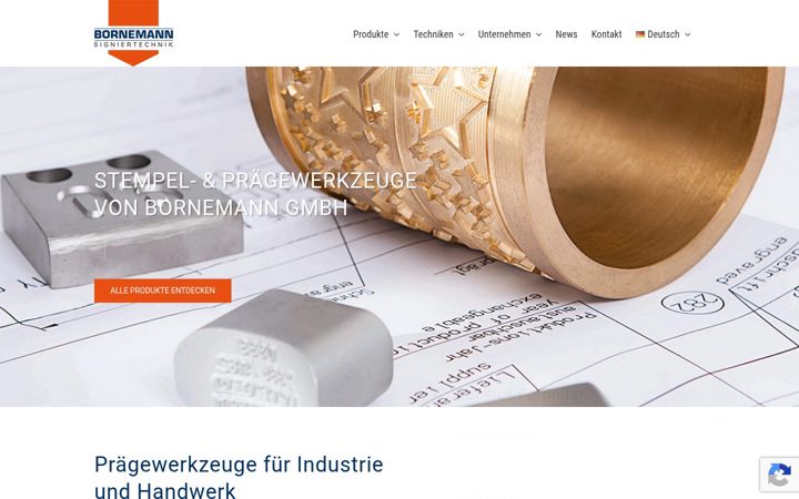 Screenshot of gravur.de