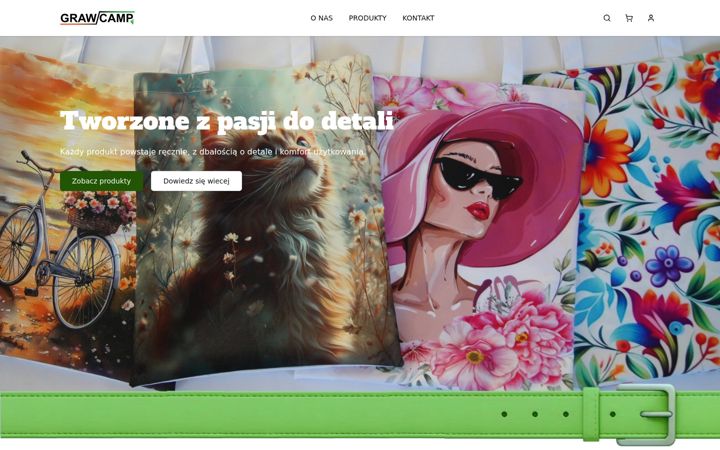 Screenshot of grawcamp.pl