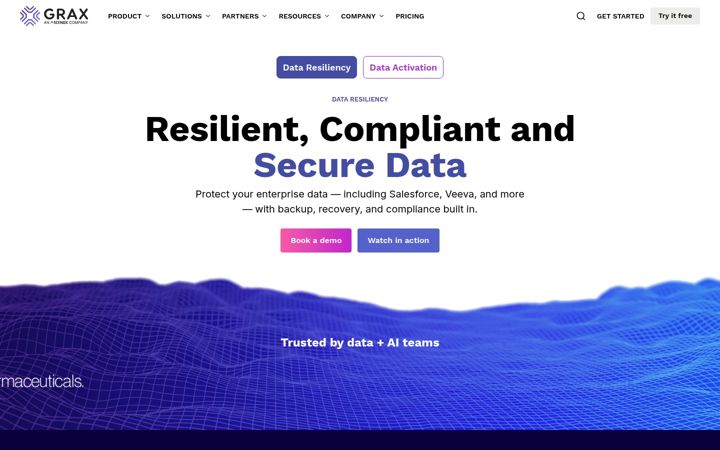 Screenshot of grax.com