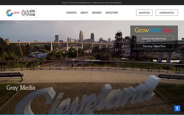 Screenshot of gray.tv