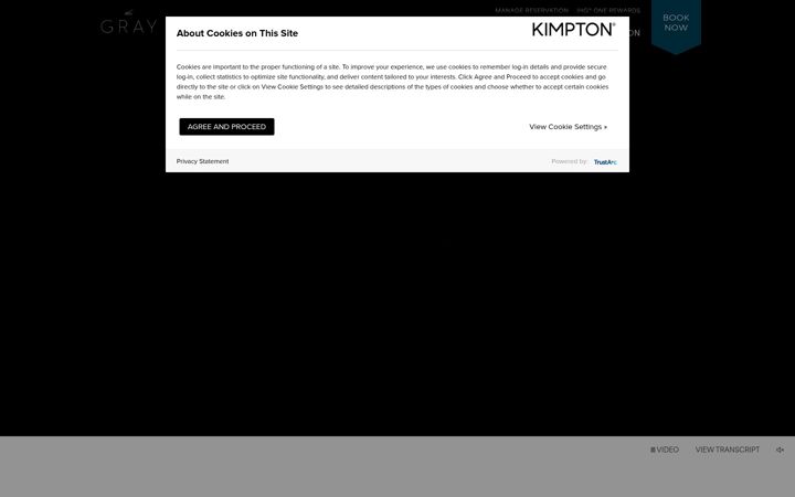 Screenshot of grayhotelchicago.com