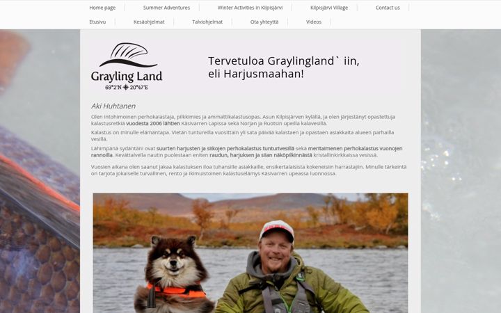 Screenshot of graylingland.com