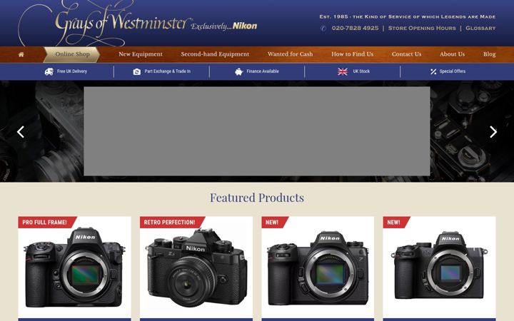 Screenshot of graysofwestminster.co.uk