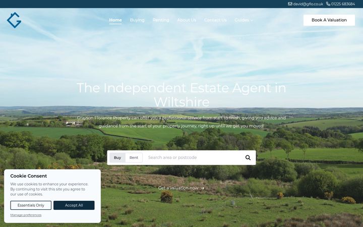 Screenshot of graysonflorenceproperty.co.uk