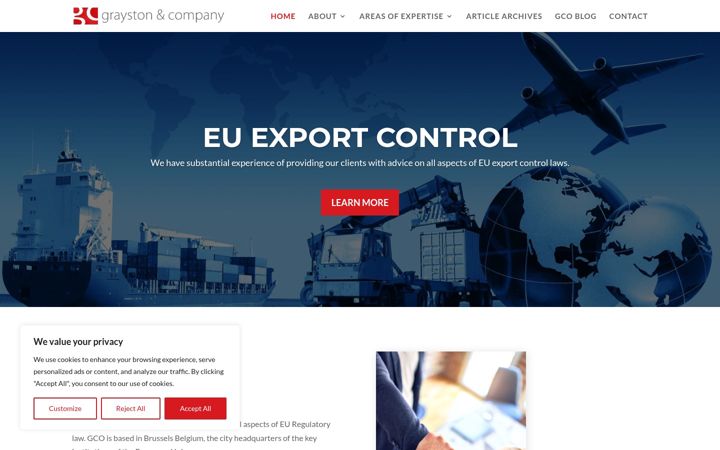 Screenshot of graystoncompany.com