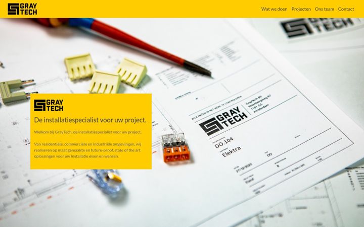 Screenshot of graytech.nl