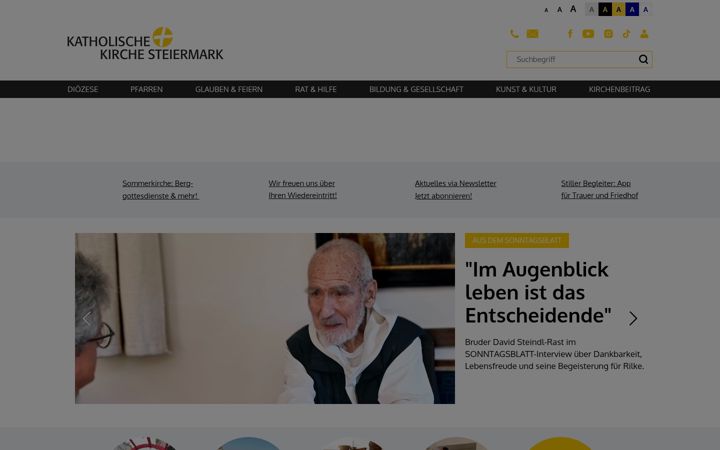 Screenshot of graz-seckau.at