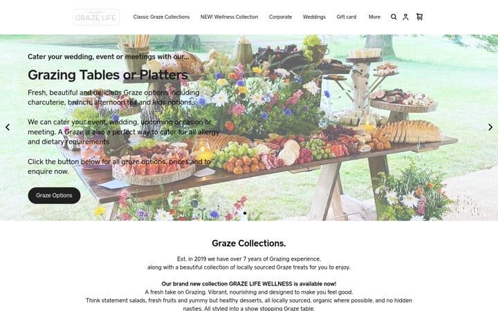 Screenshot of grazelife.co.uk