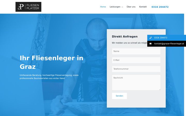 Screenshot of grazer-fliesenleger.at