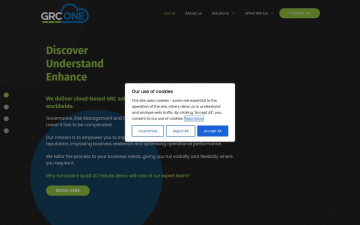 Screenshot of grc1.com