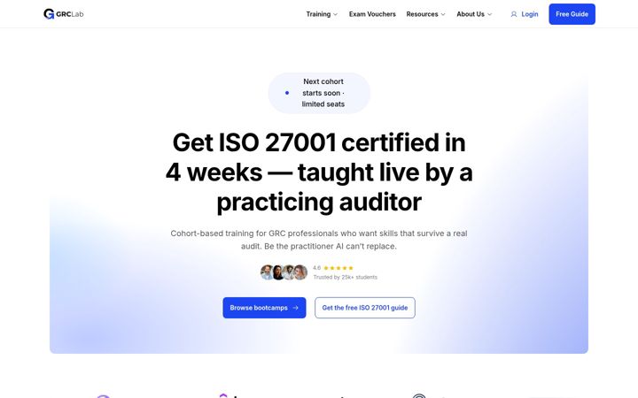 Screenshot of grclab.com