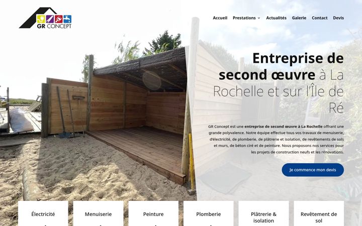 Screenshot of grconcept.fr
