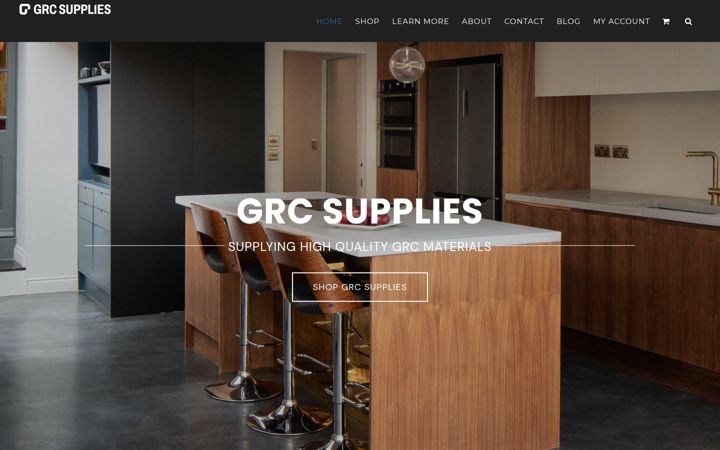 Screenshot of grcsupplies.com
