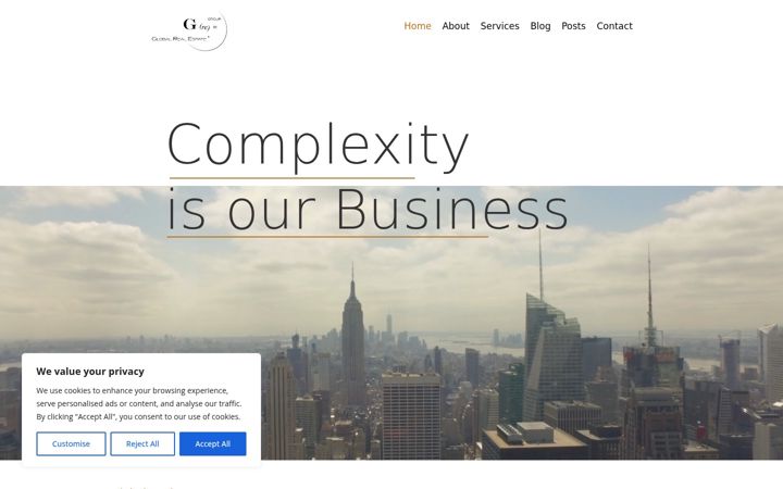 Screenshot of gre-g.com