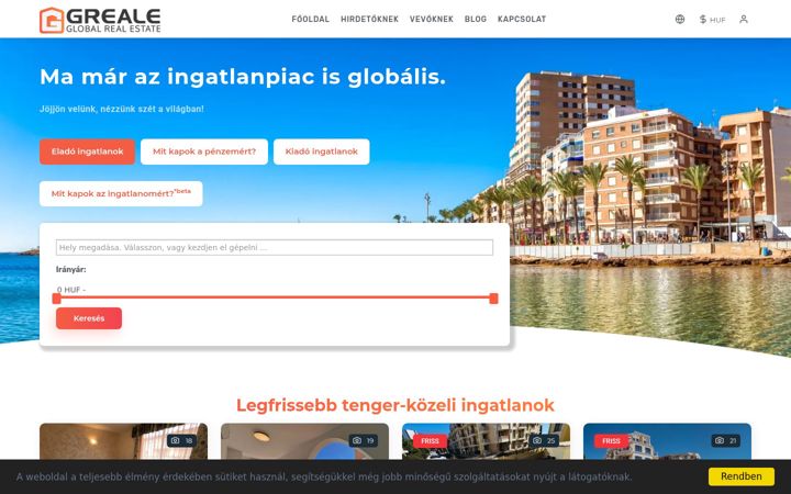 Screenshot of greale.com